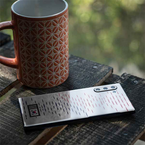 South Korea Soccer Flag Galaxy Note 10 Skin